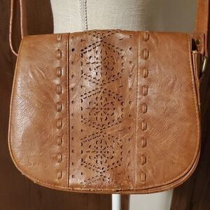 B.O.C Faux Leather Purse With Adjustable Strap